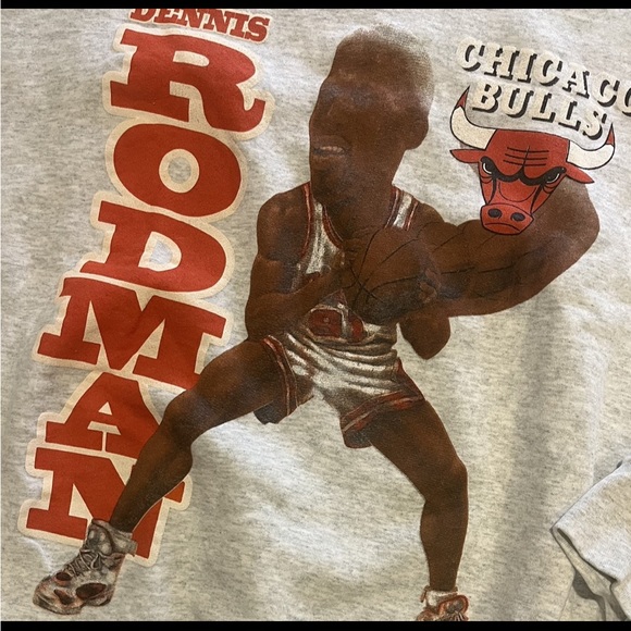Vintage Dennis Rodman Caricature Crewneck Sweatshirt - Picture 2 of 3